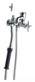 Chicago Faucets #809-CP Wall Mount Bed Pan Cleaner Loose Key - Chrome