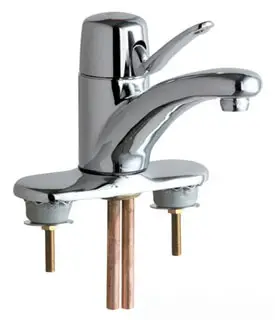 Chicago Faucet #2200-4ABCP Single Lever Lavatory Faucet Chrome