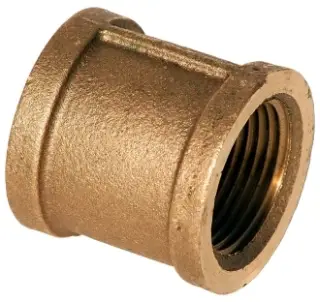 Merit Brass #XNL111-64 4in Lead Free Brass Coupling