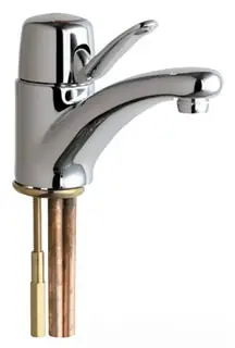 Chicago Faucets #2200-ABCP Single Lever Lavatory Faucet Deck Mounted