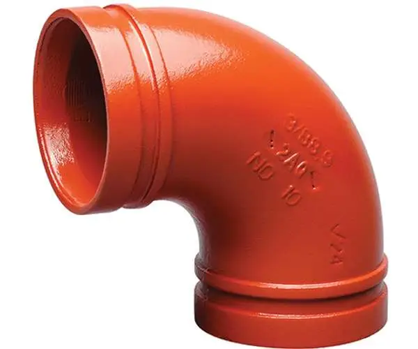 Victaulic #F060060P4T 6in Grooved Cap 3/4in Center Tap