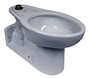 American Standard #3703.001 16-1/2in Elongated Universal Bowl for Yorkville FloWise Pressure-Assist Toilet - White