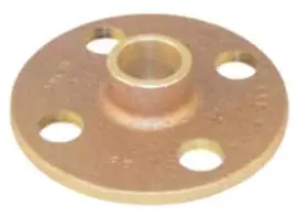 Elkhart #LOWLEAD47413IN 3in Lead Free 125# Copper Companion Flange ASME Drilling