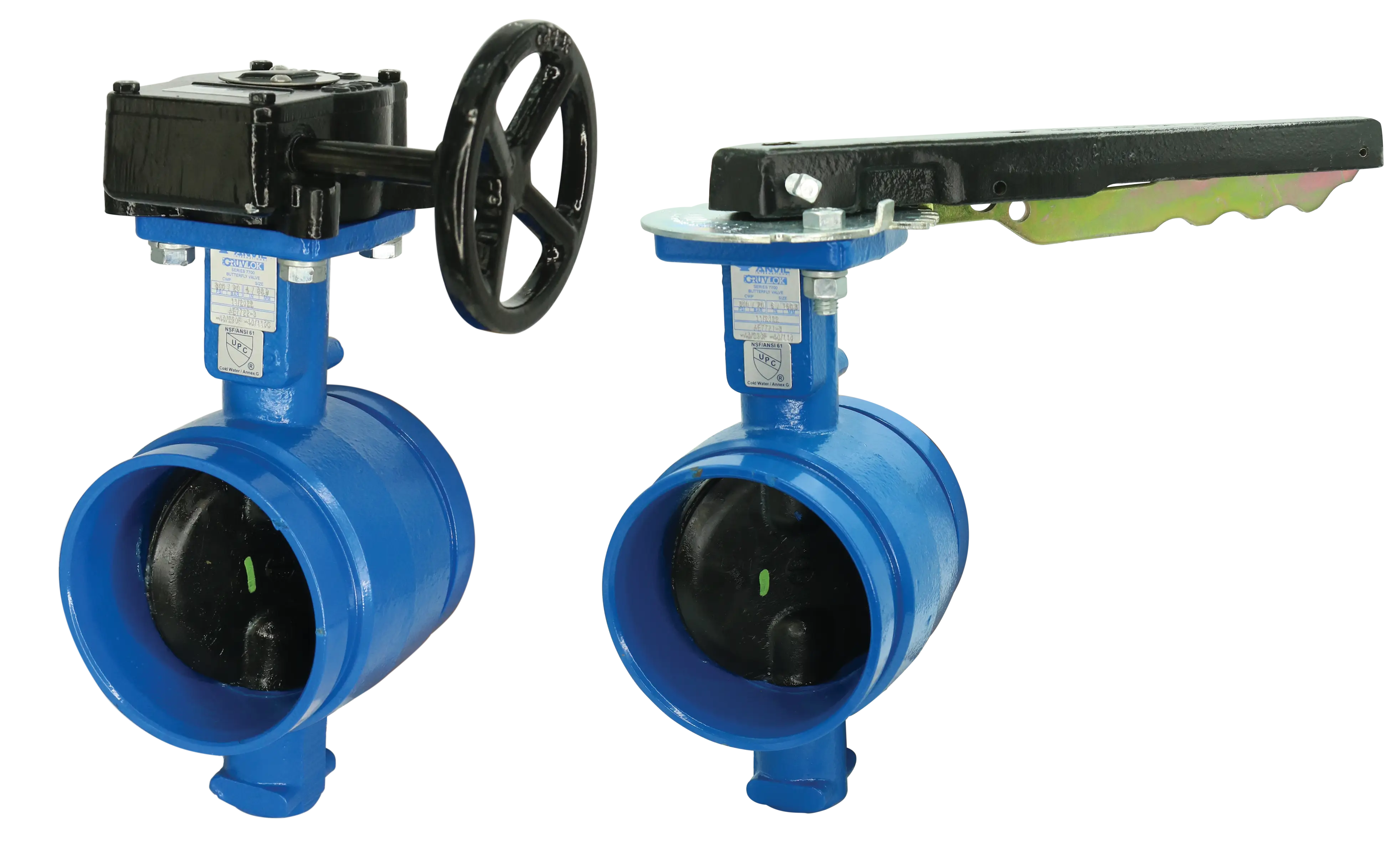 Gruvlok #7005011840 2in Butterfly Valve w/ 10-Position Lever EPDM - Grooved