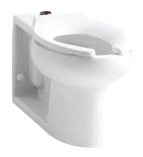 Kohler #4386-0 Anglesey 1.6 GPF Elongated Toilet Bowl Top Spud - White