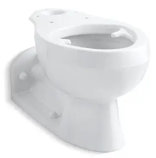 Kohler #4327-0 Barrington Elongated Rear Outlet Toilet Bowl - White