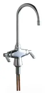 Chicago Faucets #50-ABCP Deck Mounted Single Hole Sink Faucet