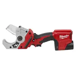 Milwaukee #2470-21 M12 PVC Shear Kit Cuts up to 2in Schedule 80 PVC