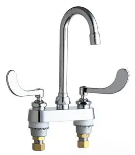 Chicago Faucets #895-317ABCP 4in Centers Lavatory Faucet ABCP
