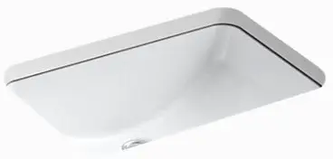 Kohler #2214-0 18-5/8in x 12-1/4in White Ladena Undermount Sink