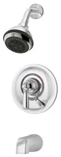 Symmons #S-4702-X Allura Tub and Shower System Polished Chrome