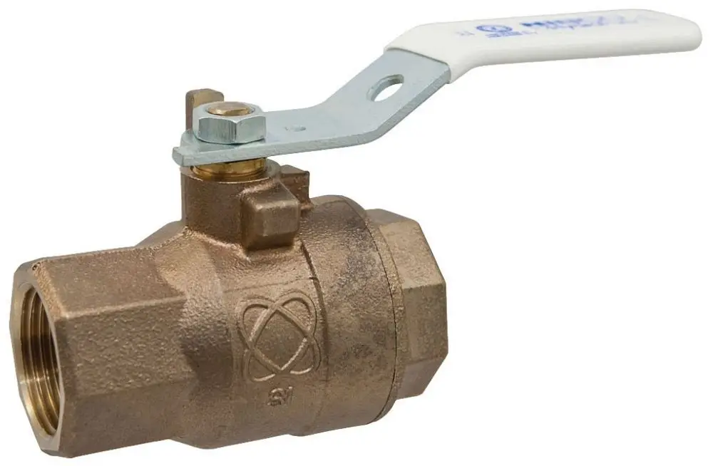 NIBCO #T-585-66-LF 2in Bronze Ball Valve Full Port Threaded SS Trim - LF