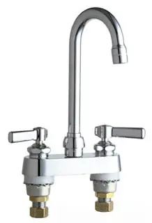 Chicago Faucets #895-ABCP 4in Deck Mount Bar Sink Fitting