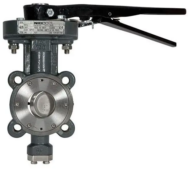 NIBCO #LCS-6822 12in Carbon Steel High Performance Butterfly Valve Class 150 Gear Operated