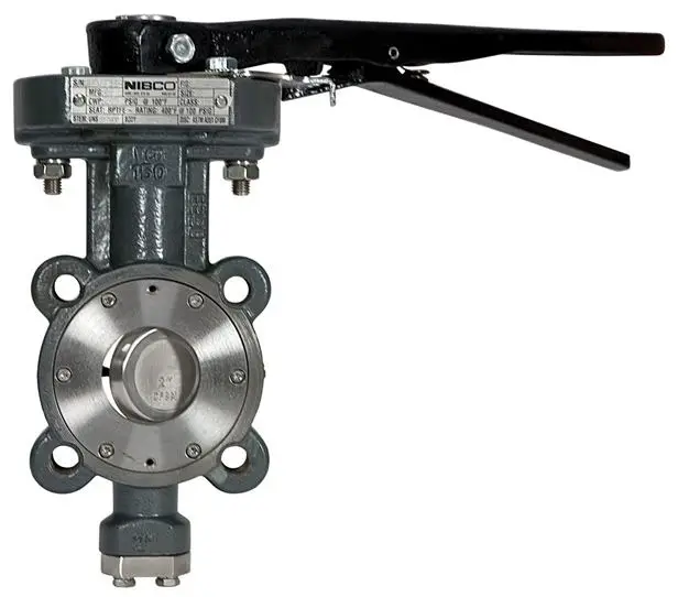 NIBCO #LCS-6822 8in High Performance Butterfly Valve Class 150 Carbon Steel Gear Operated