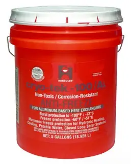 Hercules #35291 55 gal cryo-tek -100/Al Anti-Freeze Orange for Aluminum Heat Exchangers