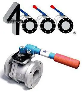 American Valve #4000D 8in Ductile Iron Flanged Ball Valve 150# with Handle