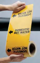 Roll Form Pipe Marker - Cold Water
