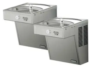 Elkay #VRCTLDDSC Wall Mount Bi-Level Water Cooler Cabinet ADA Vandal-Resistant - No Refrigeration