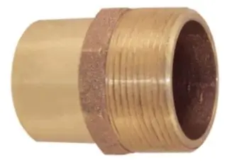 Elkhart #A01778NLE 3in Lead Free FTG x MNPT Street Adapter
