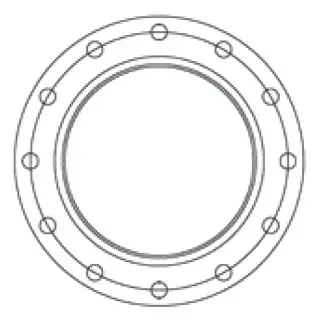 Orion #710522 8in Blueline Flange