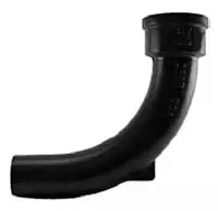 Charlotte #SV-30 12in Cast Iron Long Sweep 1/4 Bend