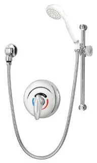 Symmons #1-25-FSB-X-CHKS-1.5 Safetymix Tub/Shower with Hand Shower Polished Chrome