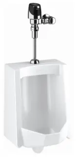 Sloan #10001201 0.13 gpf Solar-Powered Sensor Urinal System - Vitreous China