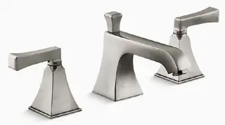Kohler #454-4V-BN Memoirs Stately Widespread Lavatory Faucet - Vibrant Brushed Nickel