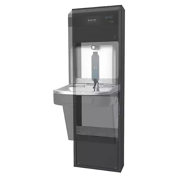 Elkay #RFEZF100BK Single Remote Outdoor Fountain Frame Black