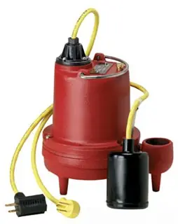 Liberty Pumps #HT41A-2 4/10 HP High Temperature Submersible Pump 1-1/2in Automatic 25ft Cord