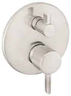 Hansgrohe #04447820 Pressure Balance Trim with Diverter Brushed Nickel