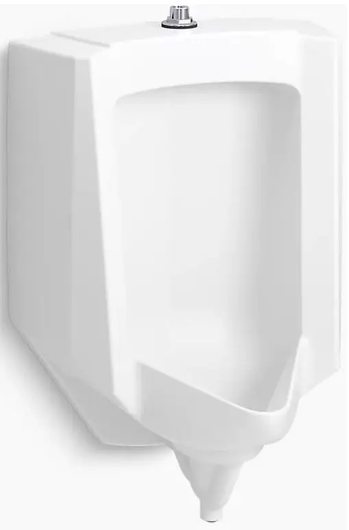 Kohler #K-25048-ET-0 14in Freshman Wall-Mount Urinal 0.5-1.0 gpf Top Spud - White