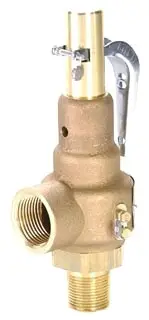 Apollo #19KFEA150 1" x 1-1/4" Bronze Safety Relief Valve 150 PSI ASME Section I Steam