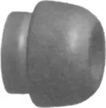 Brasscraft #1A 3/8" Rough Brass Closet Riser Nosepiece