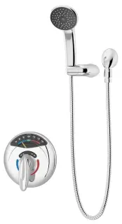 Symmons #1-250VT-H401-V-TRM Visu-Temp with Clear-Vue Shower Trim Hand Shower