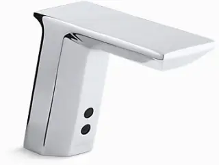 Kohler #13469-CP AC Geometric Touchless Wall-Mount Lavatory Faucet Polished Chrome - Less Mixer