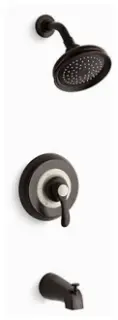 Kohler #K-TS12007-4-2BZ Oil-Rubbed Bronze Fairfax Rite-Temp Bath and Shower Valve Trim