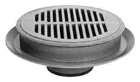 Zurn #Z509-4NH 4in Heavy Duty Drain 12in Top Cast Iron - No-Hub