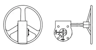 NIBCO #RG70006 10in Gear Operator 30:1 for High Performance Butterfly Valve