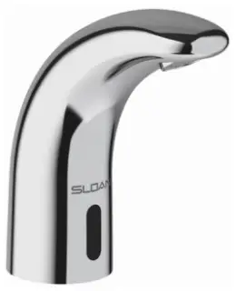 Sloan #SF-2400-4 0.35 GPM Hardwired Mid-Height Lavatory Faucet Polished Chrome