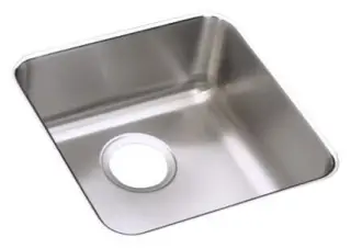 Elkay #ELUHAD141455 16-1/2in x 16-1/2in Stainless Steel Single Bowl Undermount Sink - ADA