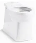 Kohler #K-4144 12in Comfort Height Elongated Toilet Bowl - White