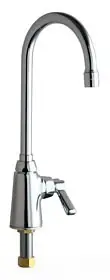 Chicago Faucet #350-ABCP Deck Mounted Single Hole Bar Faucet - Chrome