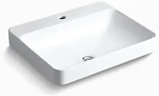 Kohler #K-2660-1-0 23" x 18" White Vitreous China Vessel Lavatory Sink