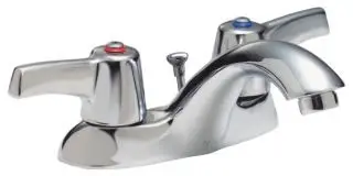 Delta #21C233 4in Centerset Faucet w/ Metal Pop-Up Polished Chrome