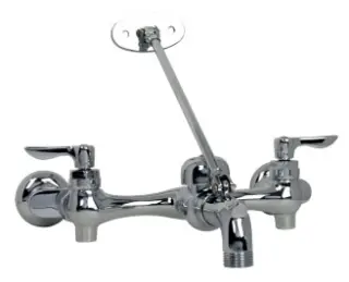 American Standard #8344012.002 Polished Chrome Exposed Yoke Wall-Mount Utility Faucet