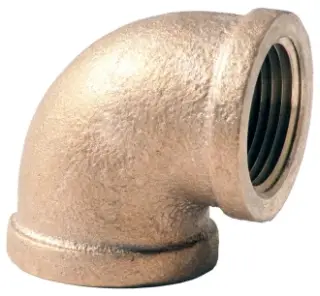 Merit Brass #XNL101-40 2-1/2in Lead-Free Brass 90 Elbow