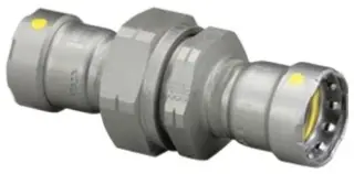 Viega #25726 2in MegaPressG Union Carbon Steel PxP HNBR for Gas