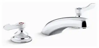 Kohler #K-800T20-4ANA-CP Polished Chrome 0.5 GPM Widespread Lavatory Faucet